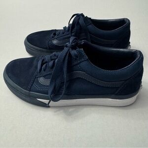 Vans Old Skool Mono Bumper Dress Blue Sneakers Unisex Mens 4.5 Womens 6 Navy